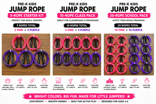 Supreme Kids Jump Rope Starter Pack- Designed for Kids 3-6 Years