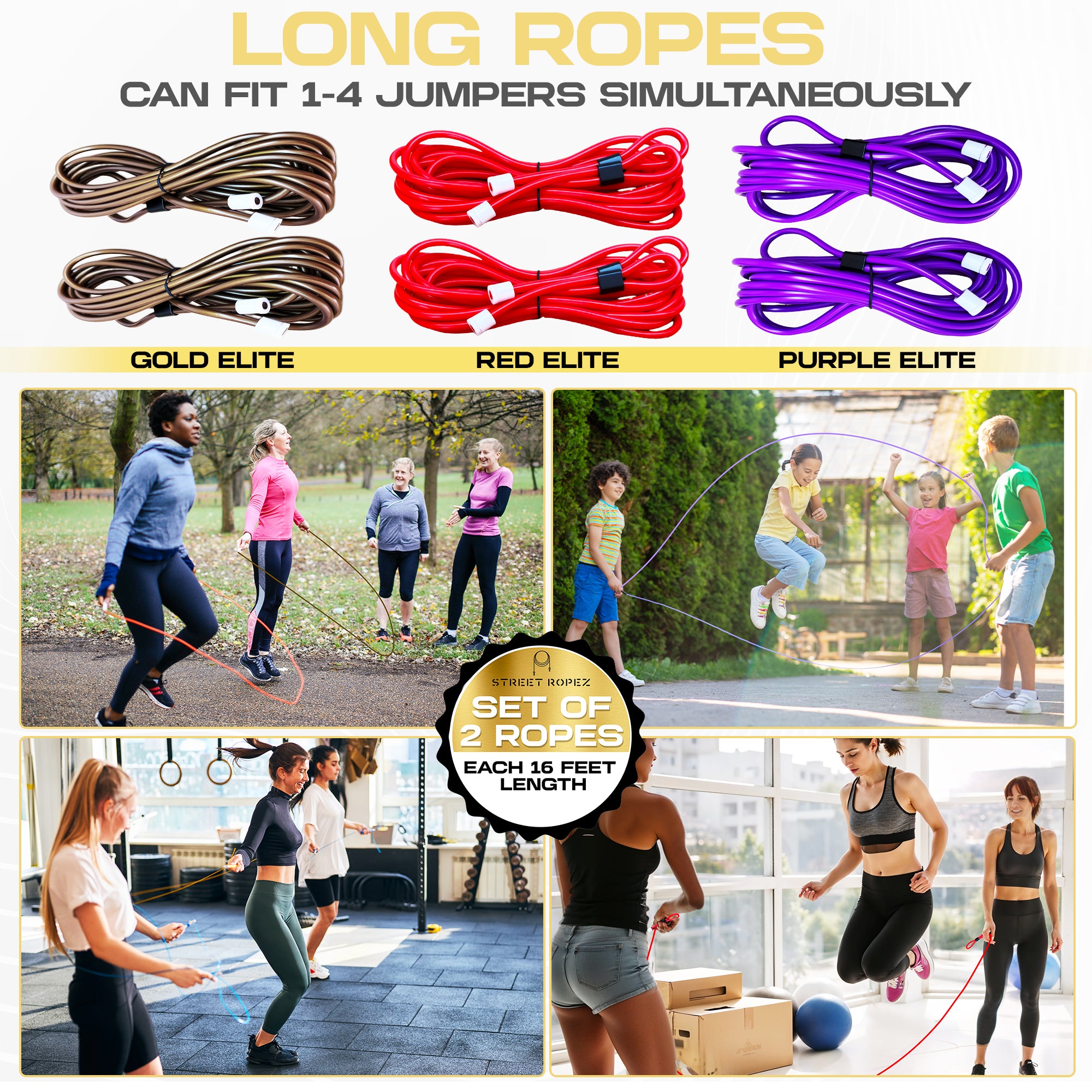 Divine Grip Double Dutch Ropes (Set of 2 Ropes) – Street Ropez!