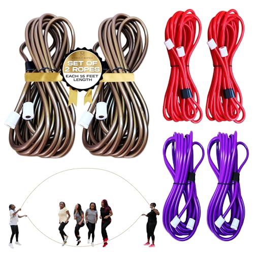 Royalty Double Dutch Ropes-Red (Set of 2) – Street Ropez!