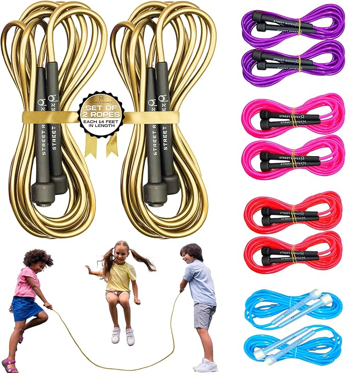 Silver Royalty Double Dutch Ropes (Set of 2) – Street Ropez!