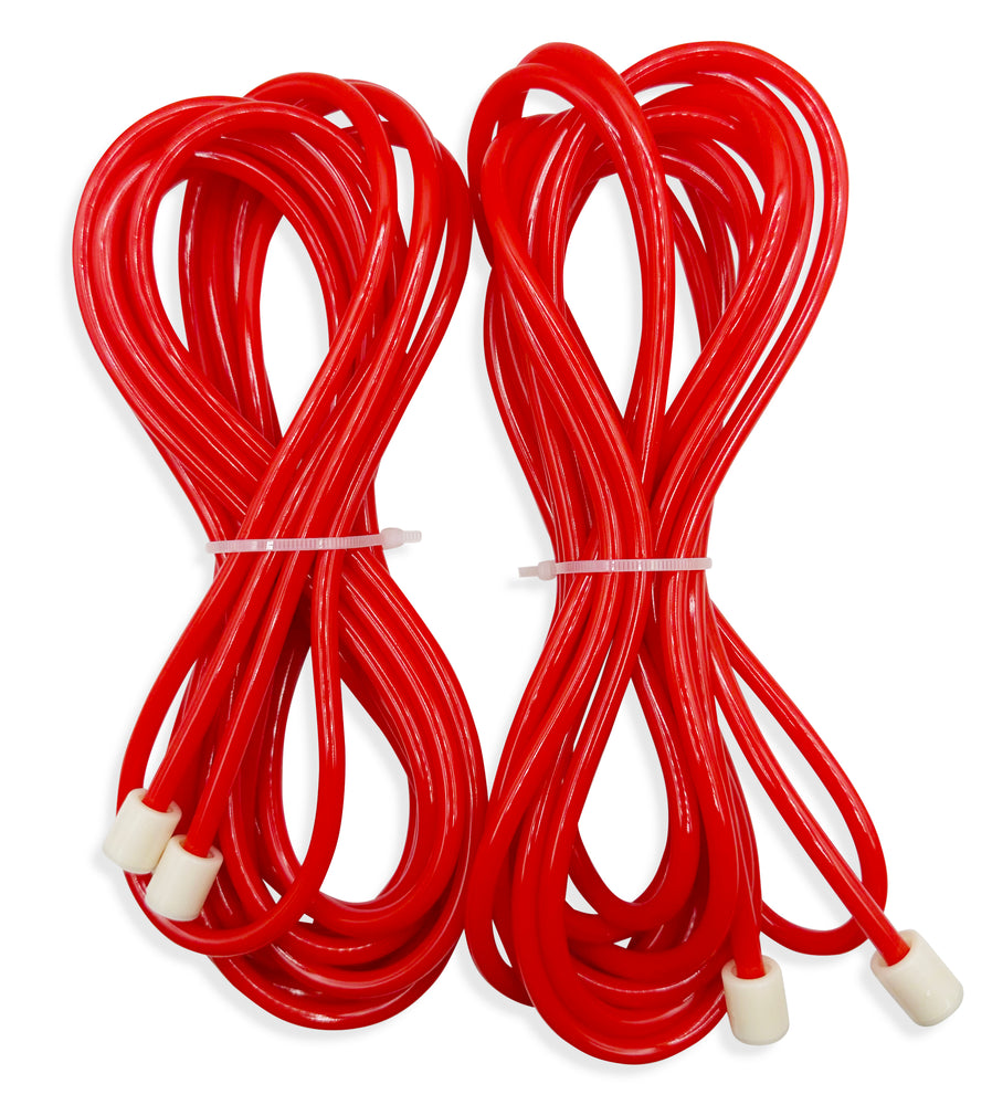 Elite Double Dutch Jump Rope- Red (Set of 2)