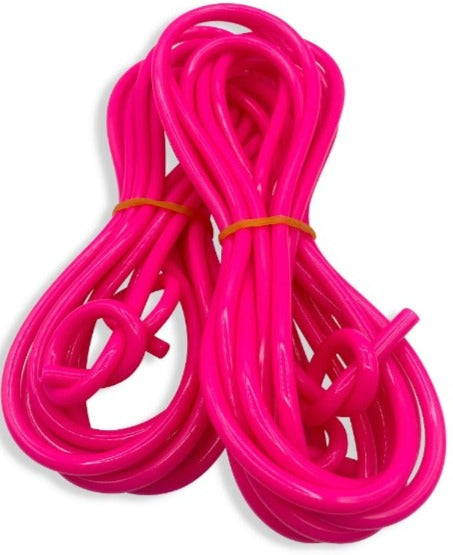 Street Ropez Double Dutch Ropes with Knotted Ends- Hot Pink (Set of 2)